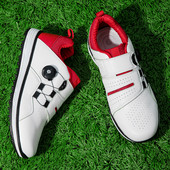 Professzionális golfcipők férfiaknak Vízálló csúszásmentes golfcipők Női szabadtéri séta golfcipők Alkalmi tüskés cipők