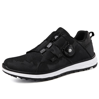 Professzionális golfcipők férfiaknak Vízálló csúszásmentes golfcipők Női szabadtéri séta golfcipők Alkalmi tüskés cipők