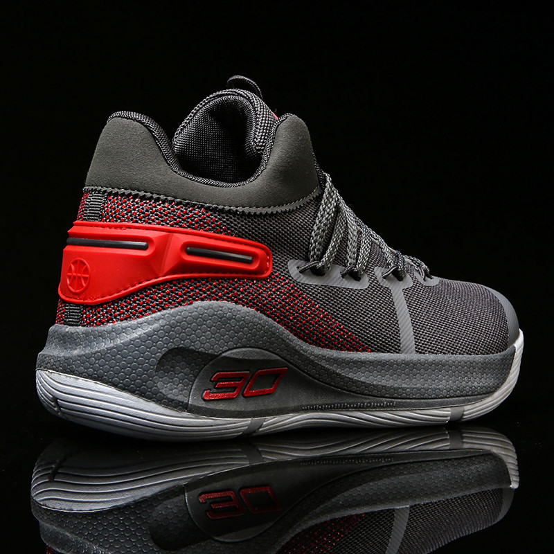 Profesionāli vīriešu basketbola apavi Augstas kvalitātes neslīdoši elpojoši sieviešu sporta treniņu zābaki Zēnu basketbola apavi