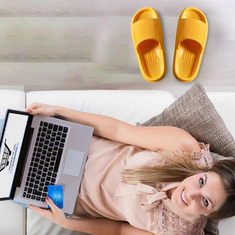 Pagalvės Šlepetės bendrabučio dušo batai neslystantis storas padas greitai džiūstantis dušo šlepetės Vonios sandalai itin pagalvėlė