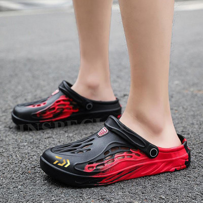 Daiwa nyári kültéri férfi horgászszandálok csúszásmentes horgászszandálok alkalmi sportokhoz, gyorsan száradó, légáteresztő könnyű strandcipők