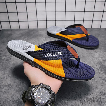 Мъжки джапанки за открито Летни плажни сандали Бързосъхнещи обувки за разходка Тенденция Меки спортни чехли за почивка Сърф в банята