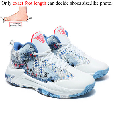 Magas felső férfi kosárlabdacipők férfiaknak edzőcipők csúszásgátló tornacipők sportcipők unisex 36-46