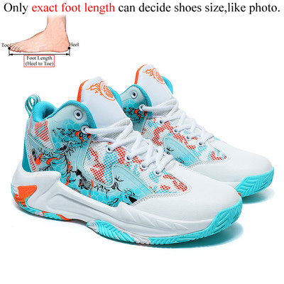 Magas felső férfi kosárlabdacipők férfiaknak edzőcipők csúszásgátló tornacipők sportcipők unisex 36-46