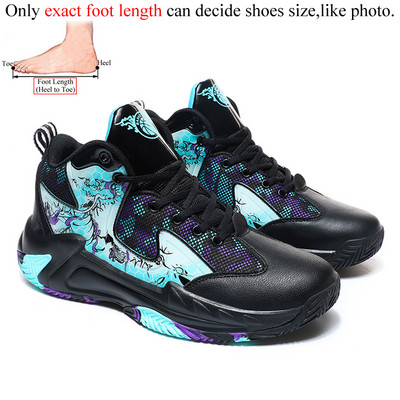 Magas felső férfi kosárlabdacipők férfiaknak edzőcipők csúszásgátló tornacipők sportcipők unisex 36-46