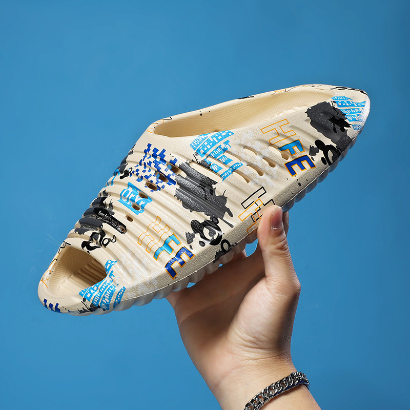 Sussid meestele Uus mood, vastupidavad kerged libisemisvastased sandaalid siseruumides, välistingimustes, kokkupõrkevastased