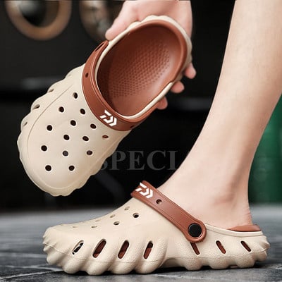 Daiwa nyári férfi női csúszásmentes, légáteresztő kültéri papucs gyorsan száradó könnyű, kopásálló horgász strandszandál