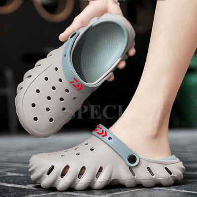 Daiwa nyári férfi női csúszásmentes, légáteresztő kültéri papucs gyorsan száradó könnyű, kopásálló horgász strandszandál