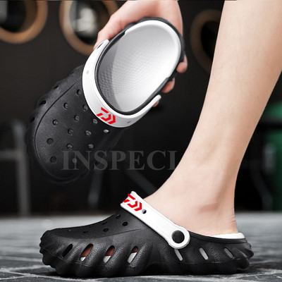 Daiwa nyári férfi női csúszásmentes, légáteresztő kültéri papucs gyorsan száradó könnyű, kopásálló horgász strandszandál