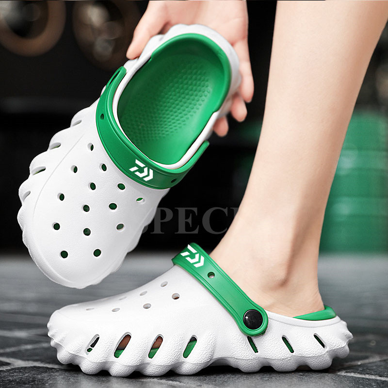 Daiwa nyári férfi női csúszásmentes, légáteresztő kültéri papucs gyorsan száradó könnyű, kopásálló horgász strandszandál