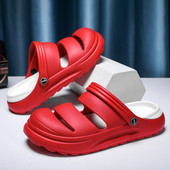 Šlepetės vyrams Moteriškos tinklinės kvėpuojančios poros paplūdimio plaukimo Neslystančios ir nuo susidūrimo sandalai Greitai džiūstantys