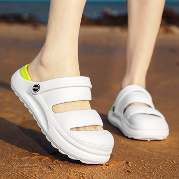 Чехли за мъже, жени Мрежести дишащи двойки Плажни плувни противоплъзгащи се сандали против сблъсък Бързосъхнещи