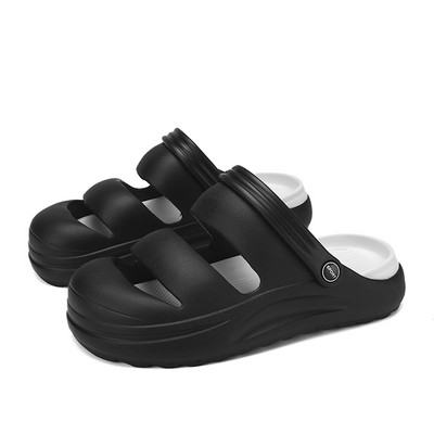 Šlepetės vyrams Moteriškos tinklinės kvėpuojančios poros paplūdimio plaukimo Neslystančios ir nuo susidūrimo sandalai Greitai džiūstantys