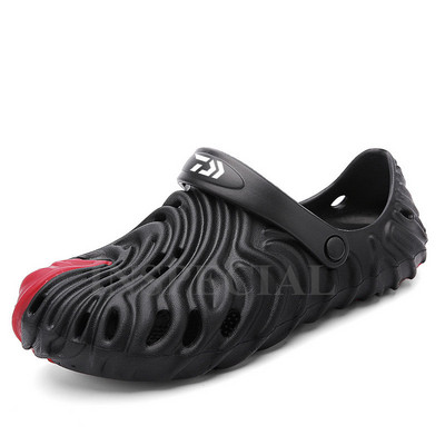 Daiwa suvised meeste naiste vabaaja libisemiskindlad sussid väljas, hingavad õõnsad, kiiresti kuivavad kulumiskindlad rannajalatsid