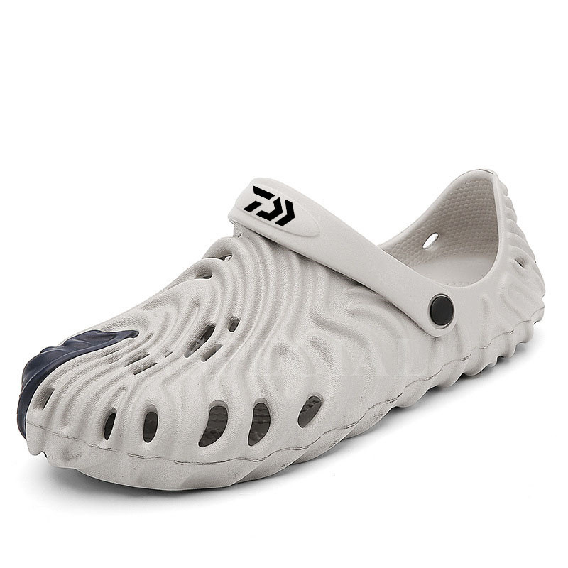 Daiwa suvised meeste naiste vabaaja libisemiskindlad sussid väljas, hingavad õõnsad, kiiresti kuivavad kulumiskindlad rannajalatsid