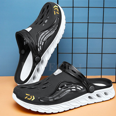 Daiwa nyári, légáteresztő férfi csúszásgátló horgászcipő szabadtéri sportokhoz könnyű, gyorsan száradó kopásálló strandszandál