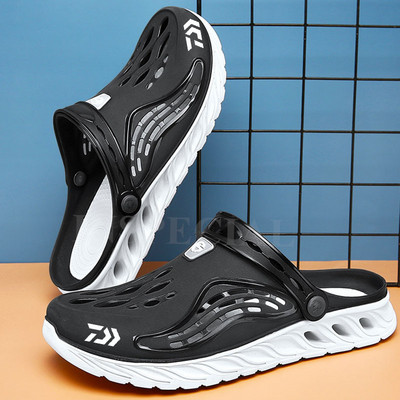 Daiwa nyári, légáteresztő férfi csúszásgátló horgászcipő szabadtéri sportokhoz könnyű, gyorsan száradó kopásálló strandszandál