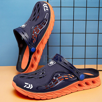 Daiwa nyári, légáteresztő férfi csúszásgátló horgászcipő szabadtéri sportokhoz könnyű, gyorsan száradó kopásálló strandszandál