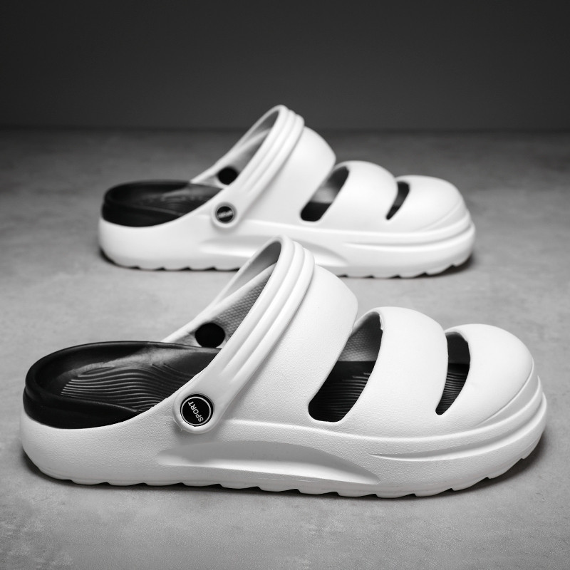 BOANXIL New Couples Mood mitmekülgsed sandaalid Unisex välistingimustes libisemiskindlad koopajalatsid Mugavad rannajalatsid Eemaldatavad 36-45