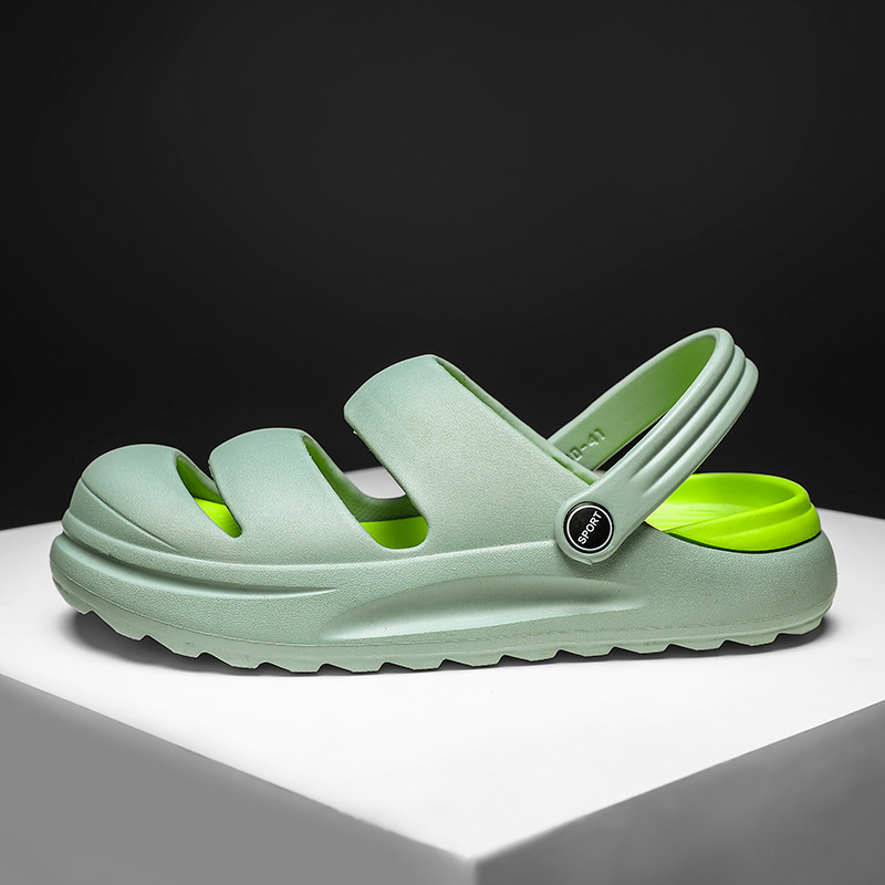 BOANXIL New Couples Mood mitmekülgsed sandaalid Unisex välistingimustes libisemiskindlad koopajalatsid Mugavad rannajalatsid Eemaldatavad 36-45