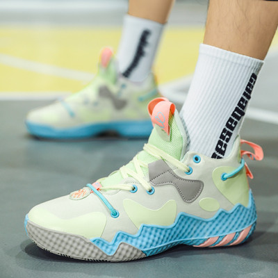 Profesionāli vīriešu basketbola apavi āra sporta apavi Vīriešu nodilumizturīgi sporta zāle amortizējoši apavi vīriešu tenisa sporta zābaki Basket Femme