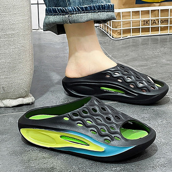 Hot Summer Hole Slippers Ανδρικά Γυναικεία Sneaker Παντόφλες Αθλητικές τσουλήθρες Μαλακές Eva Χοντρή σόλα Cloud Slides Unisex εξωτερικού χώρου σανδάλια παραλίας