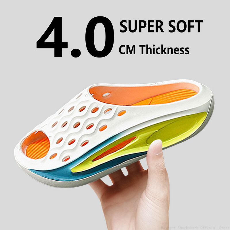 Hot Summer Hole Čības Vīriešiem Sievietēm Sneaker Čības Sporta Slaidi Mīkstas Eva Biezas Zoles Cloud Slids Outdoor Unisex Pludmales Sandales