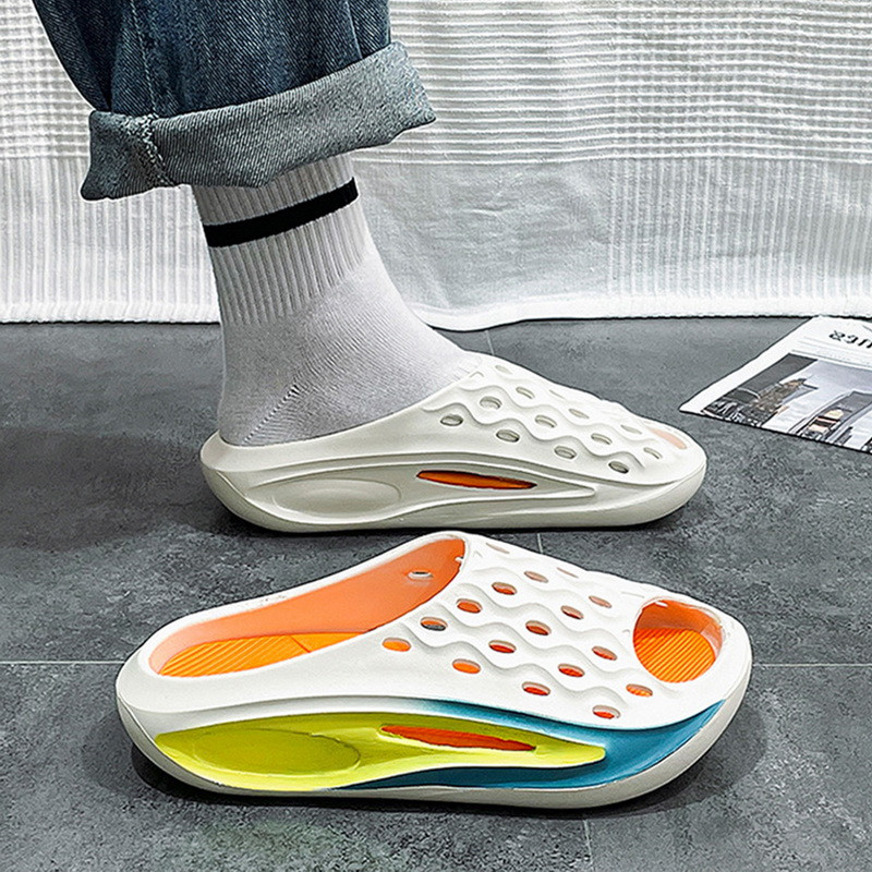 Hot Summer Hole Čības Vīriešiem Sievietēm Sneaker Čības Sporta Slaidi Mīkstas Eva Biezas Zoles Cloud Slids Outdoor Unisex Pludmales Sandales