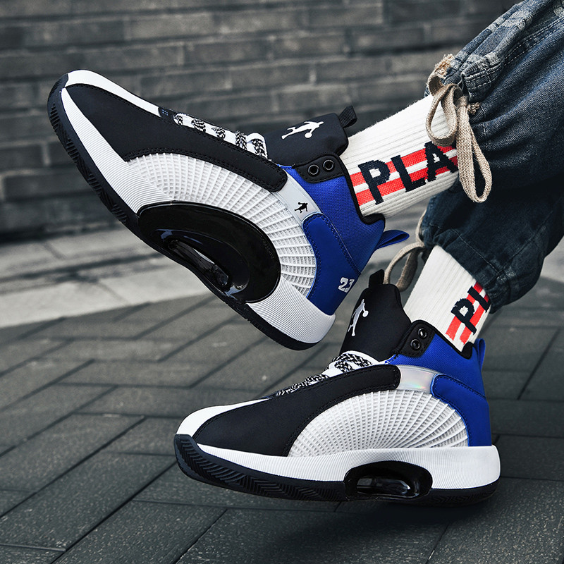 Kiváló minőségű férfi kosárlabdacipők, párnázott, csúszásmentes Star Professzionális sport kosárlabdacipők kültéri uniszex női sportcipők