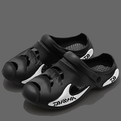 Daiwa nyári férfi kültéri, csúszásmentes, divatos strandcipők, alkalmi, hollow Out, légáteresztő, könnyű, gyorsan száradó tengerparti gázlócipők