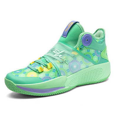 Pora Vyriški krepšinio treniruočių batai Rožiniai Naujos mados vyriški krepšinio sportbačiai Aukštos platformos pagalvėlė Vyriški berniukų sportiniai bateliai