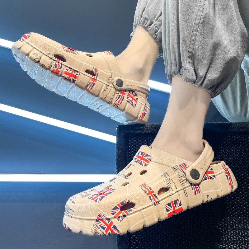 BOANXIL új férfi strandszandálok divatos sokoldalú csúszásgátló barlangi cipők nyári kényelmes, sokoldalú, lélegző alkalmi cipők