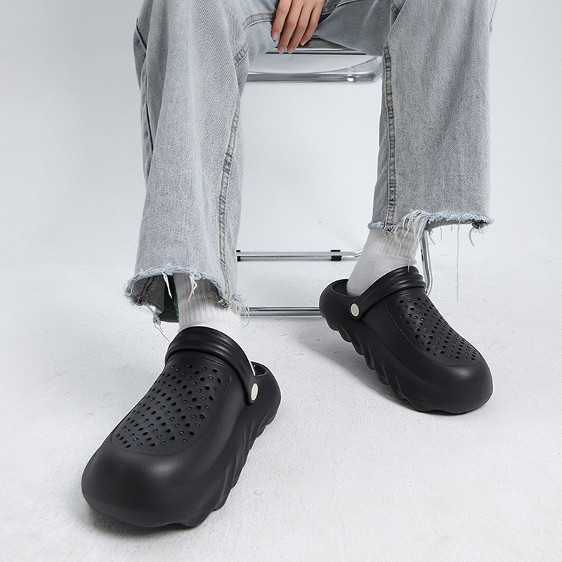 BOANXIL vīriešu vieglas modes pludmales apavi pāris Ērti un daudzpusīgi vasaras ikdienas apavi Unisex neslīdoši dārza apavi