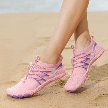 Outdoor Five Fingers Aqua Shoes Мъжки и дамски плажни обувки Бързосъхнещи дишащи нехлъзгащи се леки боси туристически унисекс обувки