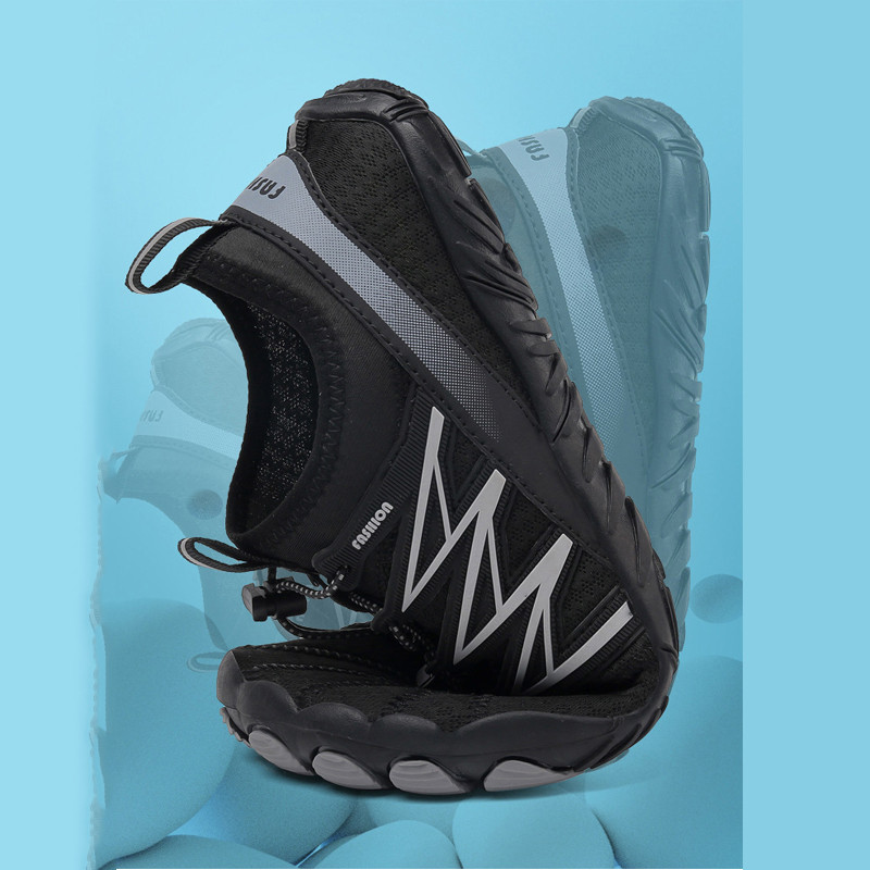 Outdoor Five Fingers Aqua Shoes Férfi és Női Strandcipők Gyorsan Száraz, Légáteresztő, Csúszásmentes Könnyű Unisex túracipő mezítlábas