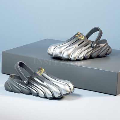 Daiwa nyári szabadtéri sportok férfi vízálló, csúszásmentes horgászszandálok, alkalmi könnyű, kopásálló strand gázlócipők