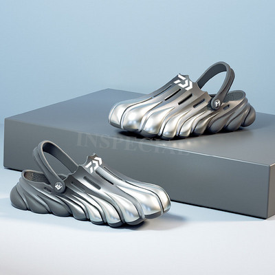 Daiwa nyári szabadtéri sportok férfi vízálló, csúszásmentes horgászszandálok, alkalmi könnyű, kopásálló strand gázlócipők