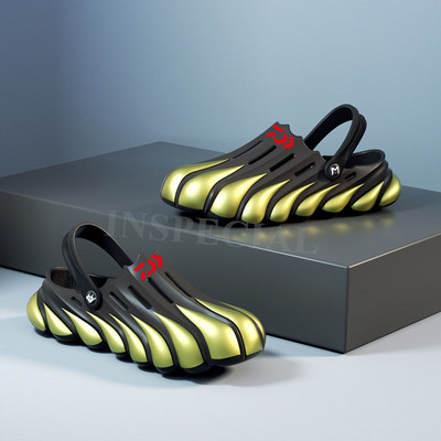 Daiwa nyári szabadtéri sportok férfi vízálló, csúszásmentes horgászszandálok, alkalmi könnyű, kopásálló strand gázlócipők