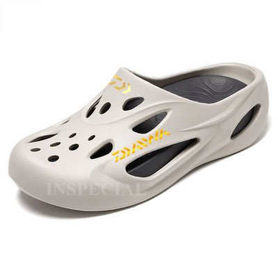 Daiwa nyári férfi, légáteresztő, csúszásmentes strandszandál, alkalmi, gyorsan száradó, könnyű, strapabíró, kivehető horgászcipő