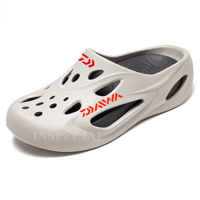 Daiwa nyári férfi, légáteresztő, csúszásmentes strandszandál, alkalmi, gyorsan száradó, könnyű, strapabíró, kivehető horgászcipő