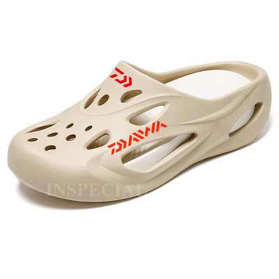 Daiwa nyári férfi, légáteresztő, csúszásmentes strandszandál, alkalmi, gyorsan száradó, könnyű, strapabíró, kivehető horgászcipő