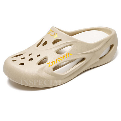 Daiwa nyári férfi, légáteresztő, csúszásmentes strandszandál, alkalmi, gyorsan száradó, könnyű, strapabíró, kivehető horgászcipő