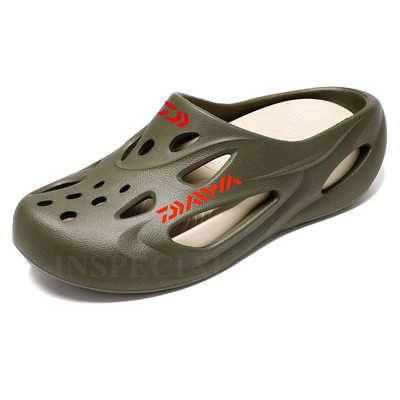 Daiwa nyári férfi, légáteresztő, csúszásmentes strandszandál, alkalmi, gyorsan száradó, könnyű, strapabíró, kivehető horgászcipő