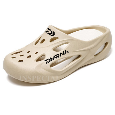 Daiwa nyári férfi, légáteresztő, csúszásmentes strandszandál, alkalmi, gyorsan száradó, könnyű, strapabíró, kivehető horgászcipő