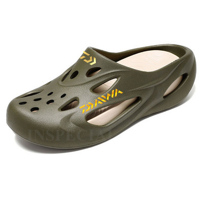 Daiwa nyári férfi, légáteresztő, csúszásmentes strandszandál, alkalmi, gyorsan száradó, könnyű, strapabíró, kivehető horgászcipő