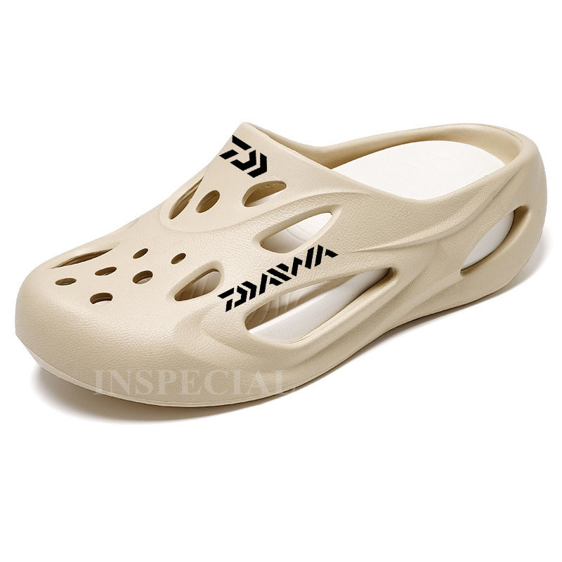 Daiwa nyári férfi, légáteresztő, csúszásmentes strandszandál, alkalmi, gyorsan száradó, könnyű, strapabíró, kivehető horgászcipő