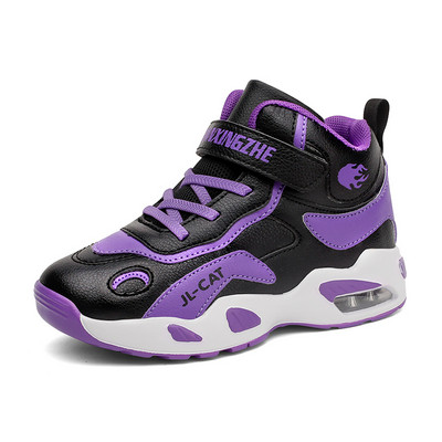 Bērnu zīmola basketbola apavi Brīvdabas meiteņu sporta skriešanas apavi Studentu zēnu augstas kvalitātes basketbola apavi 28-40