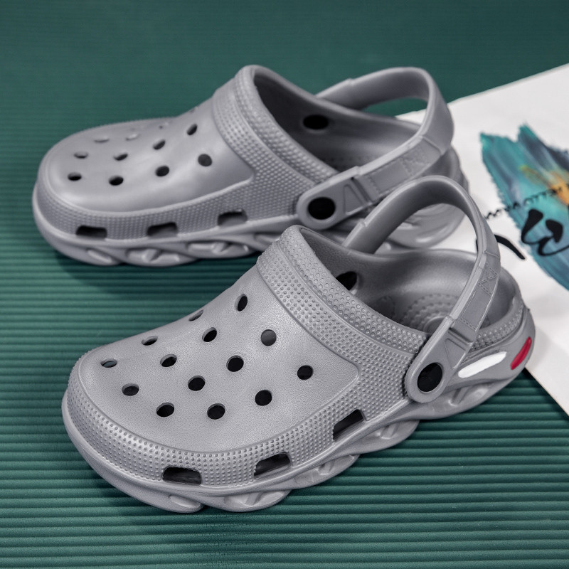 BOANXIL férfi, alkalmi, uniszex papucs, kényelmes, kültéri, kényelmes strandszandál, légáteresztő, könnyű kerti cipő, 40-45 méret