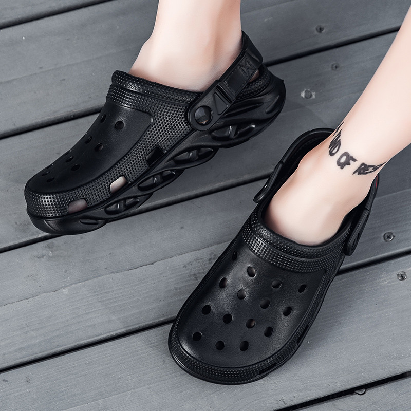 BOANXIL férfi, alkalmi, uniszex papucs, kényelmes, kültéri, kényelmes strandszandál, légáteresztő, könnyű kerti cipő, 40-45 méret