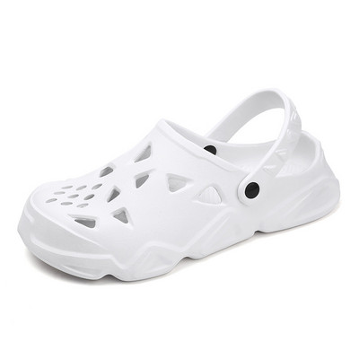 BOANXIL Vīriešu elpojošas čības Ikdienas Simts koka tupelēm Kurpes Baltas Čības Vasaras Vīriešu Dārza Kurpes Vīriešu Pludmales Sandales